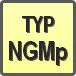 Piktogram - Typ: NGMp